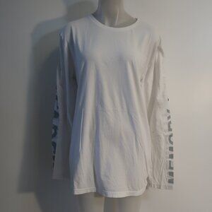 Mens Stampd White "Memory Faded" Shirt XL